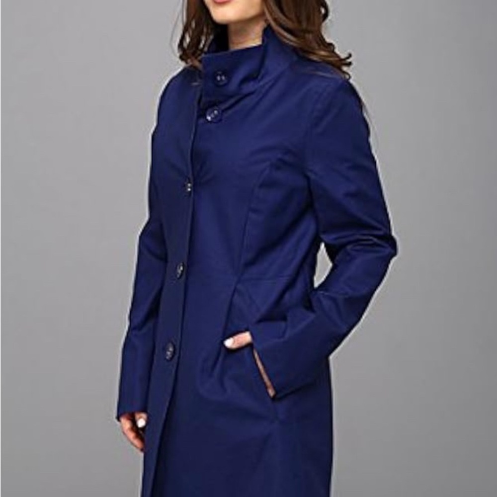 Pendleton Blue Trench Coat Tailored size Large Professional Design
